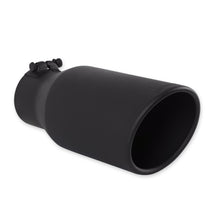 Load image into Gallery viewer, Flowmaster Exhaust Tip (3.5" Inlet / 5" Black Angle Cut / 12" Long) Clamp On - 15405B - Default Title Alternate Image