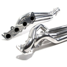 Load image into Gallery viewer, BBK Exhaust Ford Mustang GT (2011-2023) GT350 (2016-2020) 1-7/8" Long Tube Headers - Titanium / Polished Silver - Polished Silver Ceramic Alternate Image