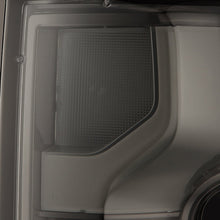 Load image into Gallery viewer, AlphaRex LED Tail Lights for Chevy Silverado 1500 (19-26) 2500HD / 3500HD (20-26) Luxx Series with Sequential Signal - Alpha Black / Black / Black Red Alternate Image