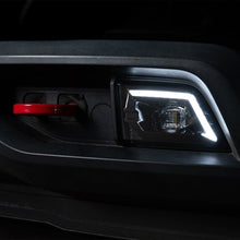 Load image into Gallery viewer, AlphaRex LED Projector Fog Lights for Chevy Silverado 1500 (19-23) 2500 / 3500 HD (20-23) DoubleTap Dual Color with DRL &amp; Sequential Signal 210017 Alternate Image