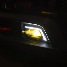 Load image into Gallery viewer, AlphaRex LED Projector Fog Lights for Chevy Silverado 1500 (19-23) 2500 / 3500 HD (20-23) DoubleTap Dual Color with DRL &amp; Sequential Signal 210017 Alternate Image