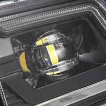 Load image into Gallery viewer, AlphaRex LED Projector Fog Lights for Chevy Silverado 1500 (19-23) 2500 / 3500 HD (20-23) DoubleTap Dual Color with DRL &amp; Sequential Signal 210017 Alternate Image
