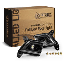 Load image into Gallery viewer, AlphaRex LED Projector Fog Lights for Chevy Silverado 1500 (19-23) 2500 / 3500 HD (20-23) DoubleTap Dual Color with DRL &amp; Sequential Signal 210017 Alternate Image