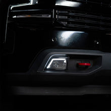 Load image into Gallery viewer, AlphaRex LED Projector Fog Lights for Chevy Silverado 1500 (19-23) 2500 / 3500 HD (20-23) DoubleTap Dual Color with DRL &amp; Sequential Signal 210017 Alternate Image