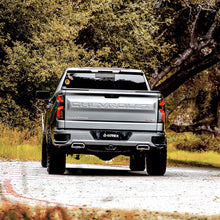 Load image into Gallery viewer, AlphaRex LED Tail Lights for Chevy Silverado 1500 (19-26) 2500HD / 3500HD (20-26) Luxx Series with Sequential Signal - Alpha Black / Black / Black Red Alternate Image