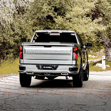Load image into Gallery viewer, AlphaRex LED Tail Lights for Chevy Silverado 1500 (19-26) 2500HD / 3500HD (20-26) Luxx Series with Sequential Signal - Alpha Black / Black / Black Red Alternate Image