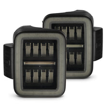 Load image into Gallery viewer, AlphaRex LED Tail Lights for Jeep Gladiator JT (2019-2026) Prismatic NOVA-Series with Sequential Turn Signal -  Alpha-Black / Chrome / Black-Red Housing Alternate Image