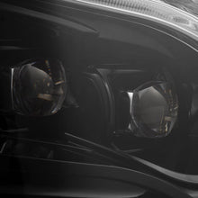 Load image into Gallery viewer, AlphaRex LED Projector Headlights for Mercedes Sprinter 1500/2500/3500 (2019-2026) Luxx &amp; Nova Series with Sequential Signal - Alpha Black / Black Alternate Image