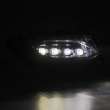 Load image into Gallery viewer, AlphaRex LED Projector Headlights for Mercedes Sprinter 1500/2500/3500 (2019-2026) Luxx &amp; Nova Series with Sequential Signal - Alpha Black / Black Alternate Image