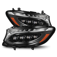 Load image into Gallery viewer, AlphaRex LED Projector Headlights for Mercedes Sprinter 1500/2500/3500 (2019-2026) Luxx &amp; Nova Series with Sequential Signal - Alpha Black / Black Alternate Image