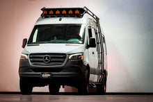 Load image into Gallery viewer, AlphaRex LED Projector Headlights for Mercedes Sprinter 1500/2500/3500 (2019-2026) Luxx &amp; Nova Series with Sequential Signal - Alpha Black / Black Alternate Image