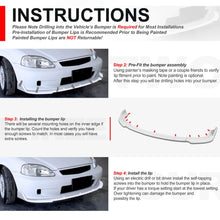 Load image into Gallery viewer, DNA Front Bumper Lip for Hyundai Sonata (2020-2022) 3-Piece with Matte Black 2-PU-538 - Default Title Alternate Image
