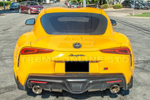 Load image into Gallery viewer, EOS Exhaust for Toyota GR Supra A90 A91 (20-26) 3.5" Non-Resonated Catback w/ 5" Burnt Tips Alternate Image