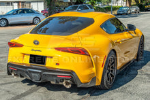Load image into Gallery viewer, EOS Exhaust for Toyota GR Supra A90 A91 (20-26) 3.5" Non-Resonated Catback w/ 5" Burnt Tips Alternate Image