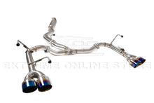 Load image into Gallery viewer, EOS Exhaust for Subaru WRX / STI VA (15-21) Muffler Delete Catback w/ Quad Burnt Tips Alternate Image