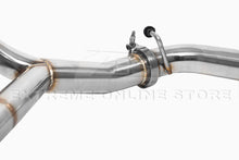 Load image into Gallery viewer, EOS Resonated Mid Pipe for Subaru WRX VB (22-26) 3" to Dual 2.5" Alternate Image