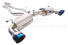 Load image into Gallery viewer, EOS Exhaust for Toyota GR Supra A90 A91 (20-26) 3.5" Non-Resonated Catback w/ 5" Burnt Tips Alternate Image