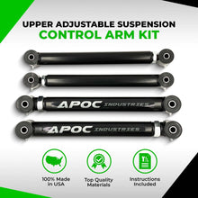 Load image into Gallery viewer, Apoc Industries Adjustable Front Control Arms for Dodge Ram (1994-2013) Axle swap 0-6" Lift - Front Adjustable Alternate Image
