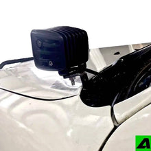 Load image into Gallery viewer, Apoc Industries Hood Ditch Light Mounts for Toyota Tacoma (1995-2004) Bolt On Design - Black 2-501 Alternate Image