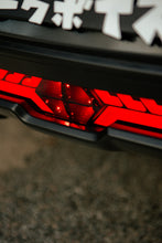 Load image into Gallery viewer, OLM Rear Fog Light for Subaru BRZ / Toyota GR86 (2022) V2 F1 Style Red Bar with Black Base &amp; Clear Lens OLME.49002.1-CBR Alternate Image