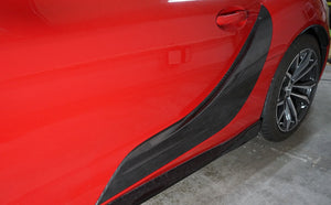 REVEL GT Dry Carbon Fiber Toyota GR Supra (2020) Door Panel Outer Cover Set