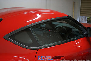 REVEL GT Dry Carbon Fiber Toyota GR Supra (2020) Door Window Moulding Cover Set