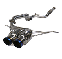 Load image into Gallery viewer, Invidia N1 Exhaust Ford Focus ST (2013-2018) 76mm Dual Muffler Catback w/ Titanium Blue Tips Alternate Image