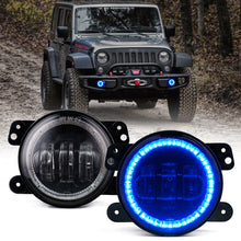 Load image into Gallery viewer, Xprite 4 Inch Halo LED Fog Lights Jeep Gladiator JT (2019-2022) [Escapade Series] Multiple Color Options - Blue Alternate Image