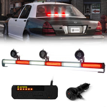 Load image into Gallery viewer, Xprite 35" G2 Warrant Series Traffic Advisor COB LED Strobe Light Bar - Red-Blue/White-Amber/Amber Alternate Image
