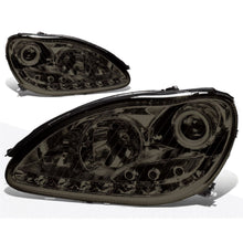 Load image into Gallery viewer, DNA Projector Headlights for Mercedes W220 S430 / S500 / S600 (2000-2006) S350 (2006) Black or Chrome Housing with Halo or LED Bar DRL Alternate Image