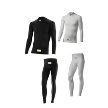 Load image into Gallery viewer, OMP Tecnica EVO Top / Pants Fireproof Underwear [FIA 8856-2018] Black or White - Tops / White / XS/S (42-46) Alternate Image