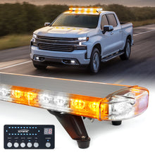 Load image into Gallery viewer, Xprite LED Rooftop Strobe Crane Series 48" Light Bar (w/ Mounting Brackets)  Amber - SL-8607-Y Alternate Image