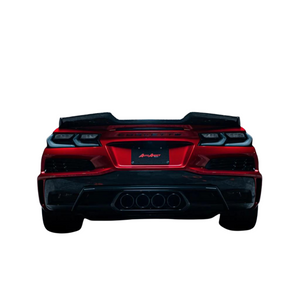 Auto Addict Tail Lights Corvette C8 (20-24) Euro Smoke Style w/ LED Amber Sequential Turn Signal