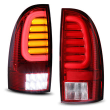 Load image into Gallery viewer, Winjet LED Tail Lights for Toyota Tacoma (2005-2015) with or without Sequential Turn Signal - Chrome with Red Lens Alternate Image