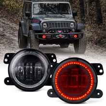 Load image into Gallery viewer, Xprite 4 Inch Halo LED Fog Lights Jeep Wrangler JL (2019-2022) [Escapade Series] Multiple Color Options Alternate Image