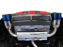 Load image into Gallery viewer, ISR Exhaust Hyundai Genesis Coupe 2.0T (09-16) ST Series Catback w/ Blue Burnt Tips Alternate Image