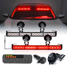 Load image into Gallery viewer, Xprite Contract G1 Series Dual LED Traffic Advisor Strobe Lights - Multiple Light Color Options - Red Alternate Image