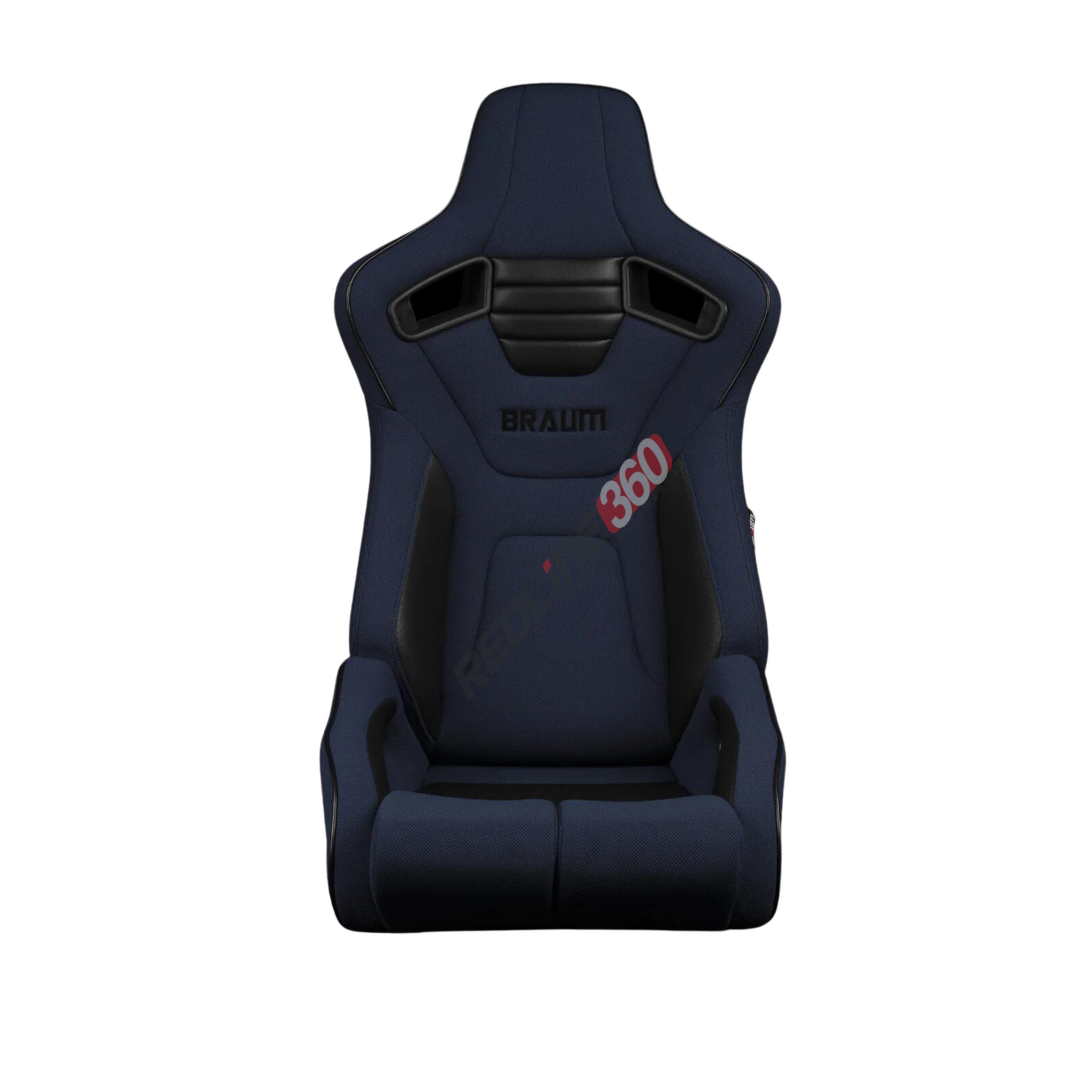 BRAUM Elite-R Racing Seats (Reclinable - Black Trim) Black / Blue / Re