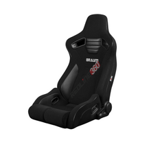 Load image into Gallery viewer, BRAUM Elite-R Racing Seats (Reclinable - Black Trim) Black / Blue / Red Cloth Alternate Image