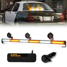 Load image into Gallery viewer, Xprite 35" G2 Warrant Series Traffic Advisor COB LED Strobe Light Bar - Red-Blue/White-Amber/Amber Alternate Image