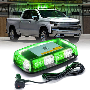 Xprite Blaze Series Mini LED Rooftop Strobe Light Bar with Magnetic Base 36W - Multiple Light Color Option