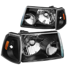 Load image into Gallery viewer, DNA Headlights for Ford Ranger (2001-2011) with Black or Chrome Housing and Clear or Smoke Lens Alternate Image