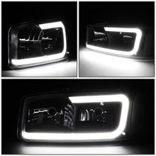 Load image into Gallery viewer, DNA Headlights for GMC Yukon (2000-2006) Yukon XL 1500 (2001-2006) with C-Shaped LED DRL and Black or Chrome Housing Alternate Image