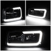 DNA Headlights for GMC Yukon (2000-2006) Yukon XL 1500 (2001-2006) with C-Shaped LED DRL and Black or Chrome Housing