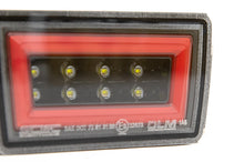 Load image into Gallery viewer, OLM 4th Rear Brake Light Subaru WRX / WRX STI (15-21) [V2 F1 Style] Clear Lens / Gloss Black Base / Red Bar - Default Title Alternate Image