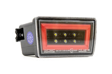 Load image into Gallery viewer, OLM 4th Rear Brake Light Subaru WRX / WRX STI (15-21) [V2 F1 Style] Clear Lens / Gloss Black Base / Red Bar - Default Title Alternate Image