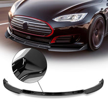 Load image into Gallery viewer, DNA Front Lip Tesla Model S (2012-2016) STP-Style - Carbon Fiber Alternate Image