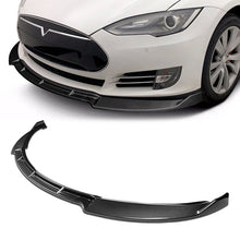 Load image into Gallery viewer, DNA Front Lip Tesla Model S (2012-2016) STP-Style - Carbon Fiber Alternate Image