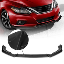 Load image into Gallery viewer, DNA Front Bumper Lip for Nissan Altima (2016-2018) 3 Piece STP-Style - Matte Black Finish Alternate Image