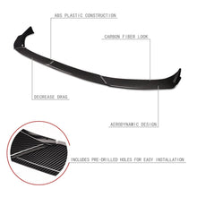 Load image into Gallery viewer, DNA Front Bumper Lip for Mazda 6 (2019-2021) 3-Piece with Vertical Stabilizers and Matte Black or Carbon Fiber Finish - Matte Black Alternate Image